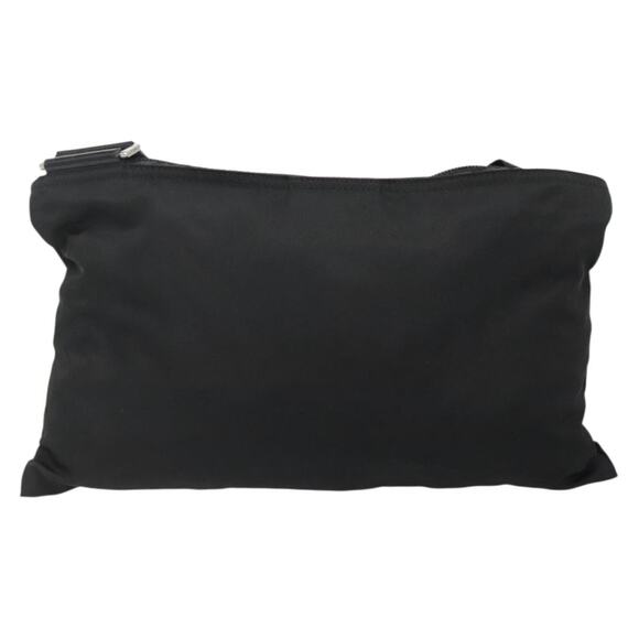 PRADA Shoulder Bag Nylon Black Silver - Picture 3 of 13